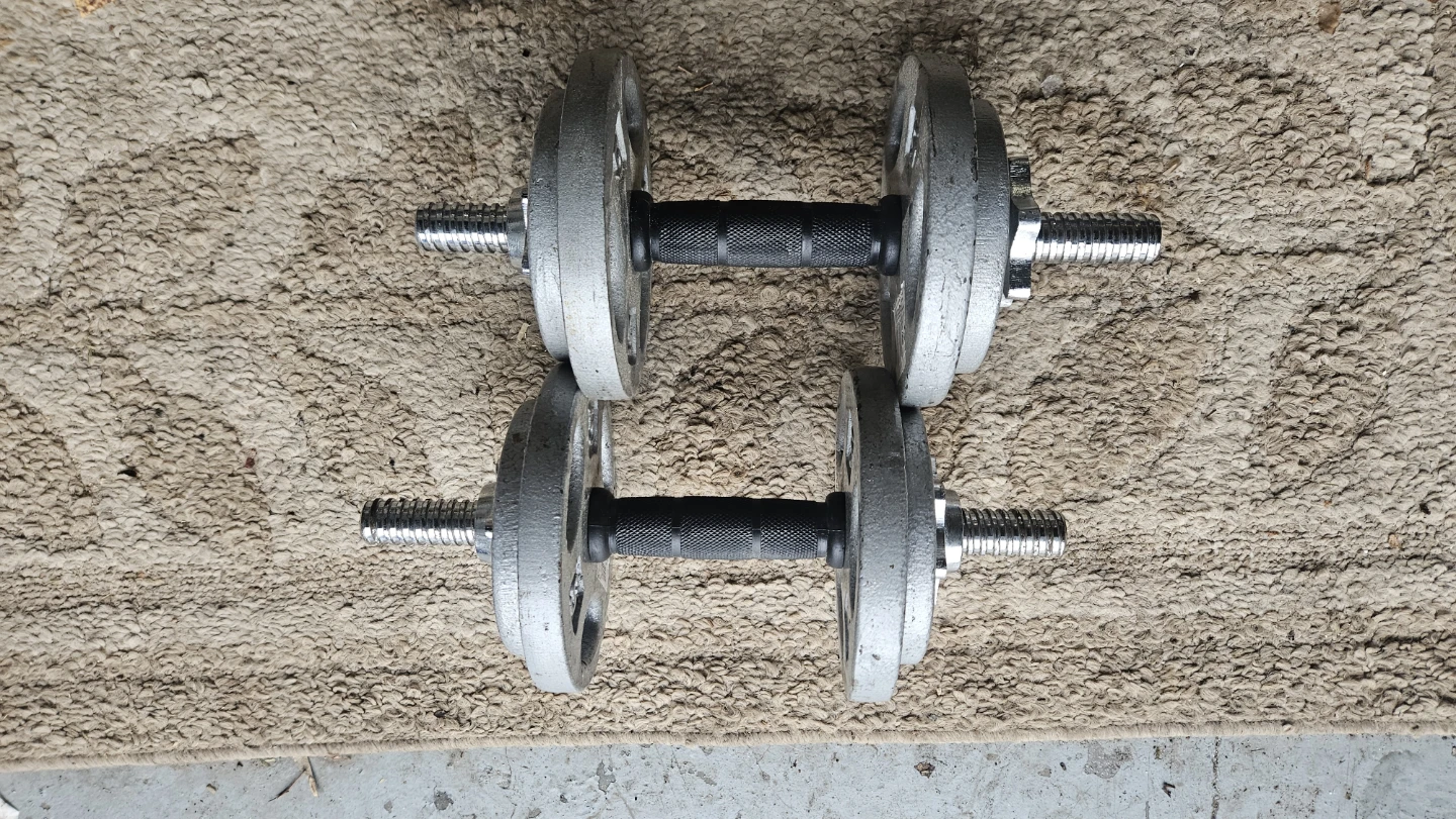 Weight Set Dumbbells with 2.5 lb and 5 lb Plates - photo 5