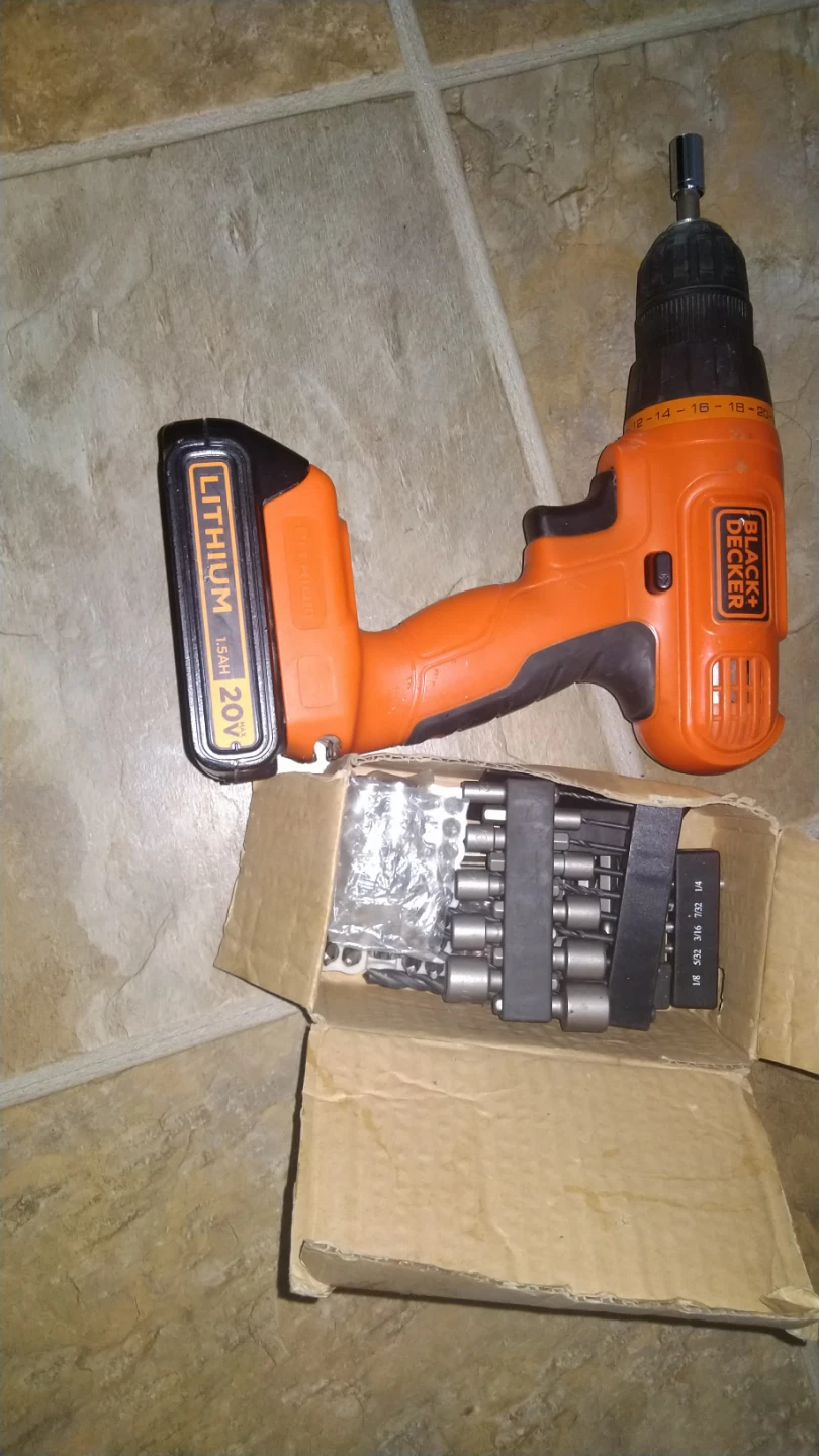 Black & Decker  and Drill Bit Set