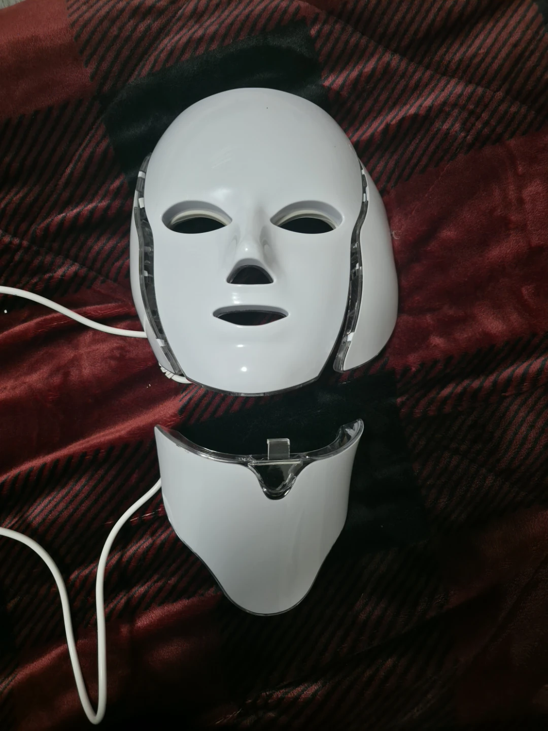 LED Facial Mask with Power Adapter