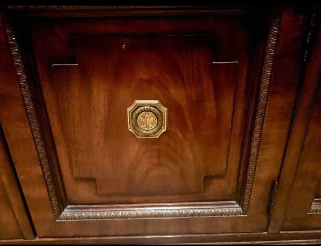 Wooden China Cabinet with Glass Doors - photo 5