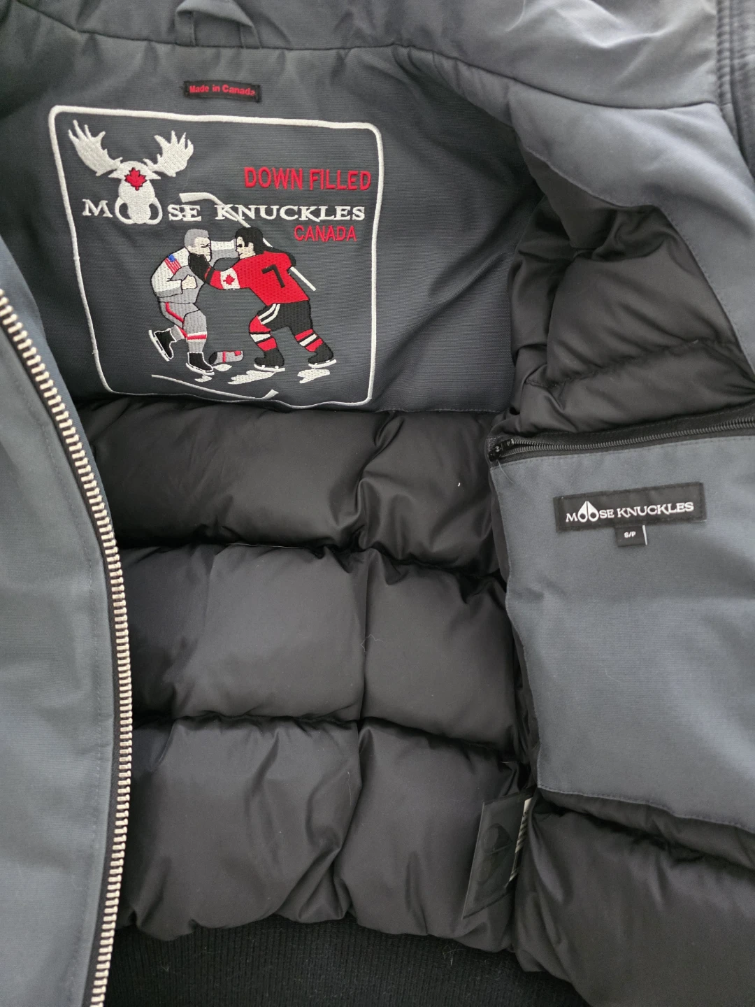 Moose Knuckles Down Filled Bomber Jacket - photo 2