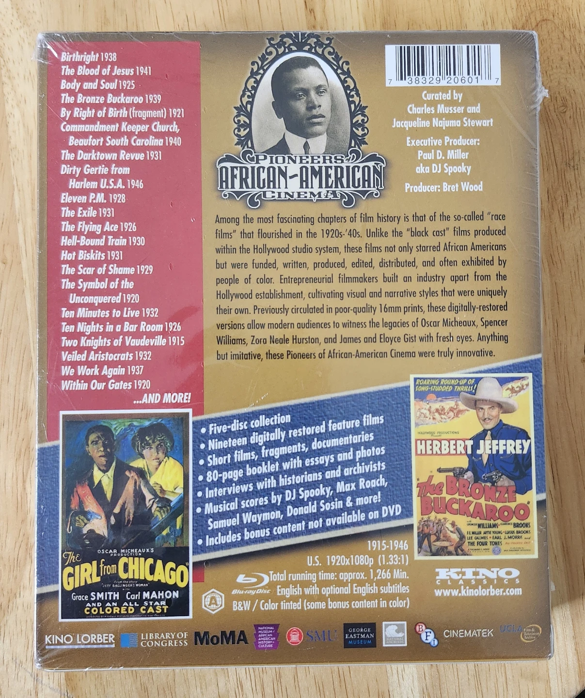 Pioneers of African-American Cinema 5-Disc Blu-Ray Collection - photo 3
