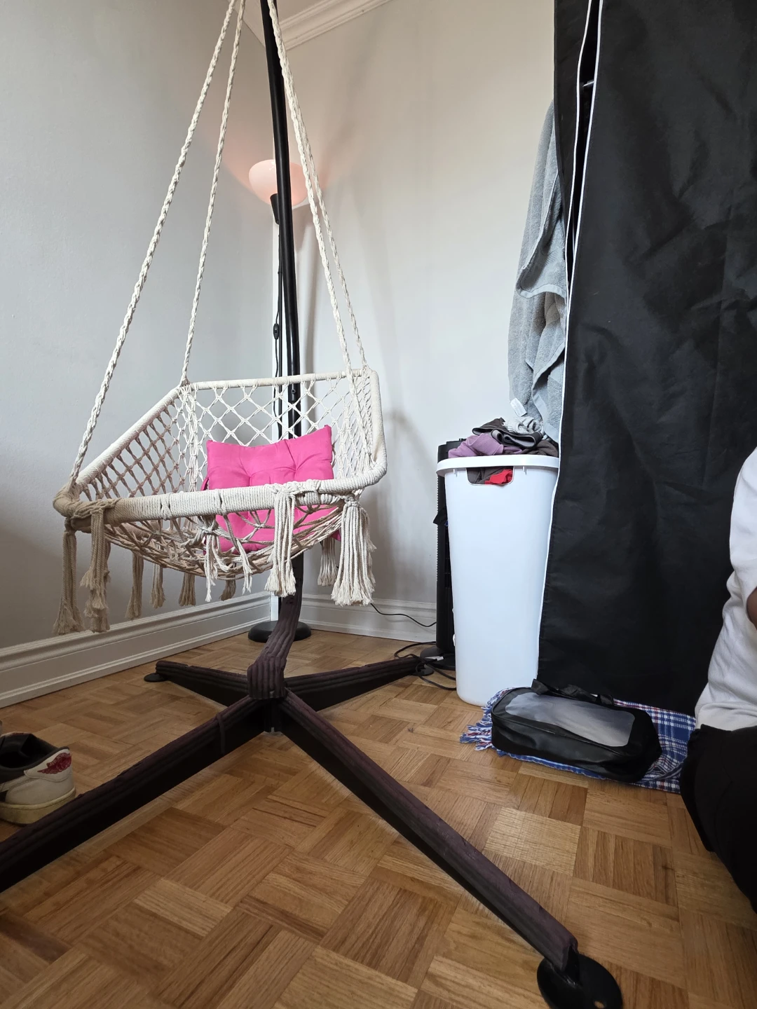 NEWCES Macrame Hanging Chair Hammock Swing Chair - photo 3