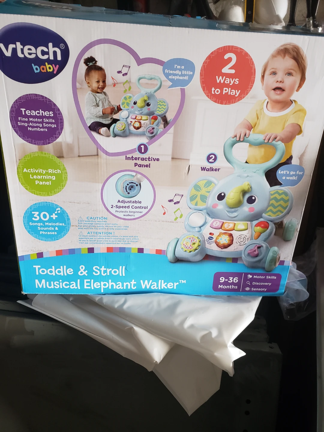 VTech Baby Toddle & Stroll Musical Elephant Walker