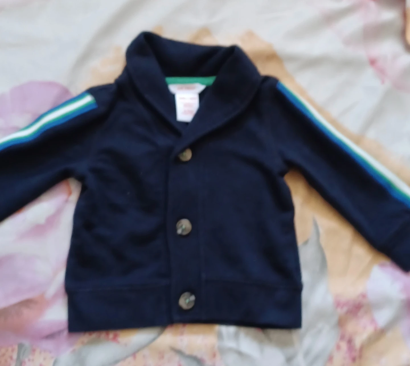 Joe Fresh Baby Boys Navy Blue Cardigan Size 6-12m - photo 2