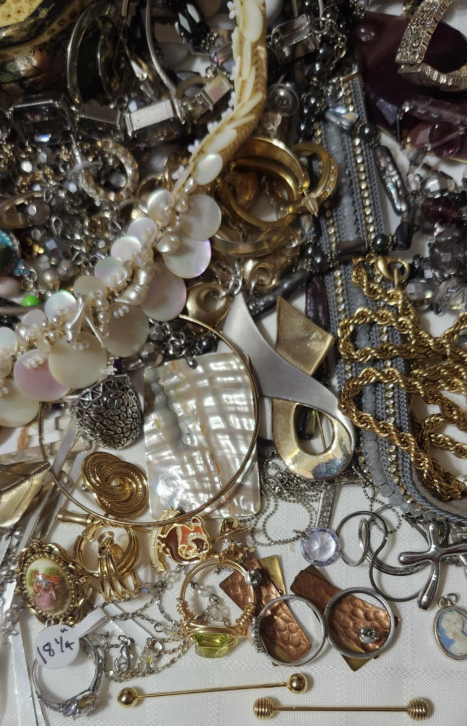 Huge Religious Jewelry lot. Some sterling pieces. - photo 4