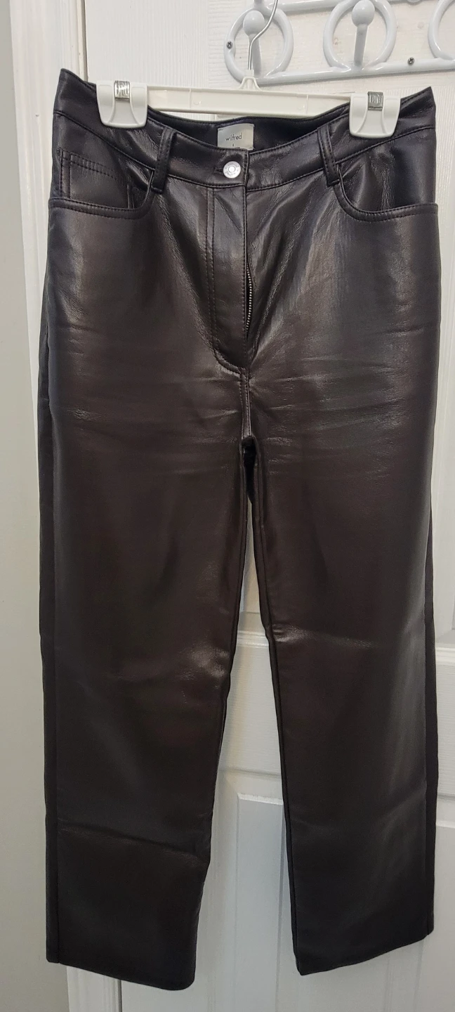 Wilfred Faux Leather Pants Size 6
