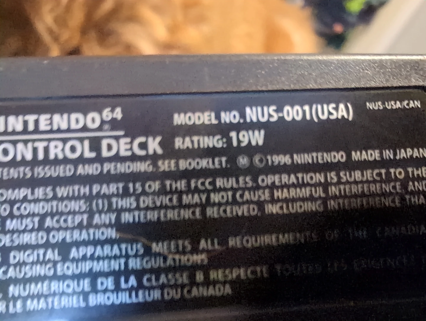 Nintendo 64 Console with Controller and Cables - photo 5