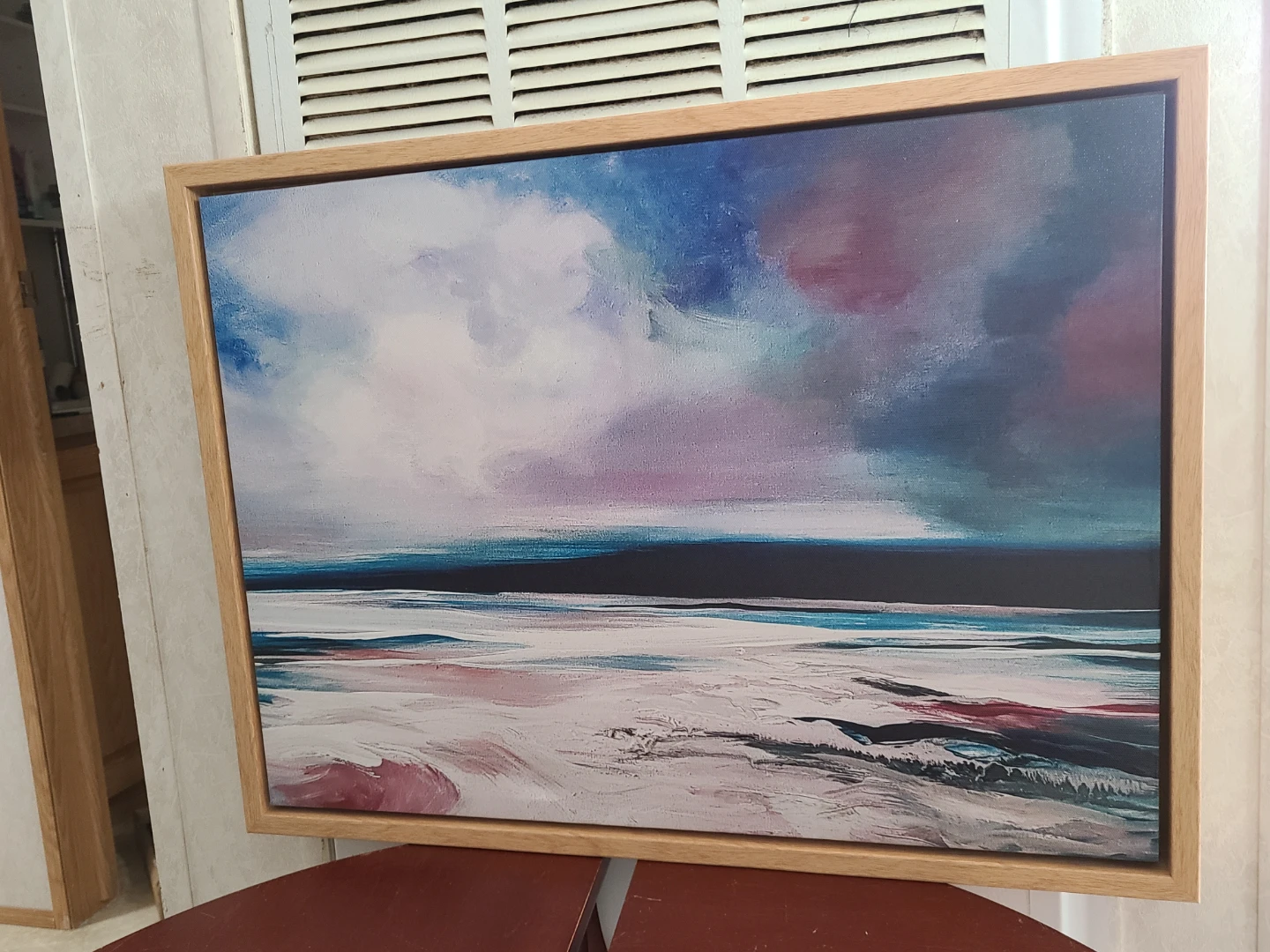Framed Canvas Art Print - Abstract Landscape