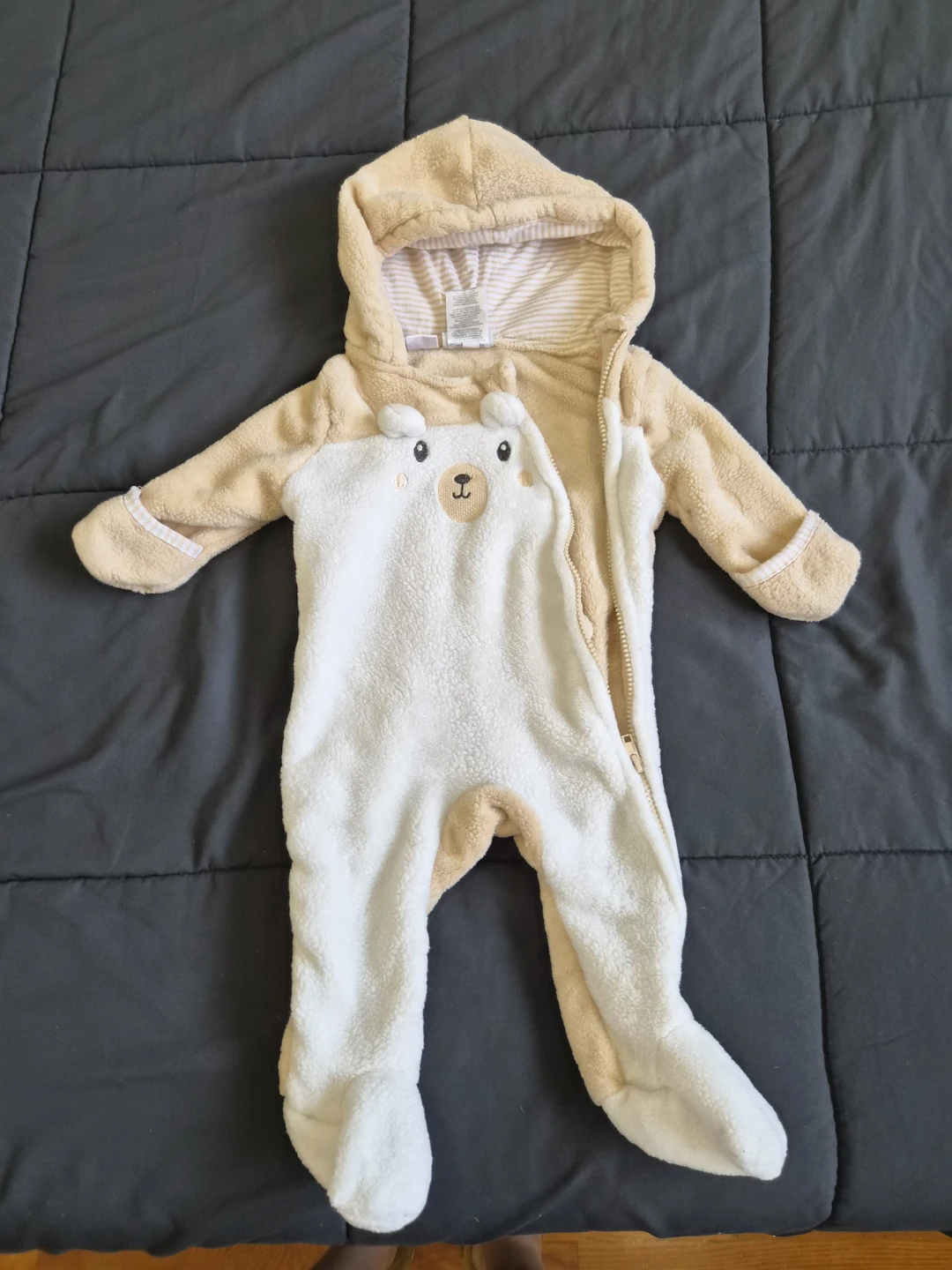 Baby Bear Fleece suit 6-9 Months