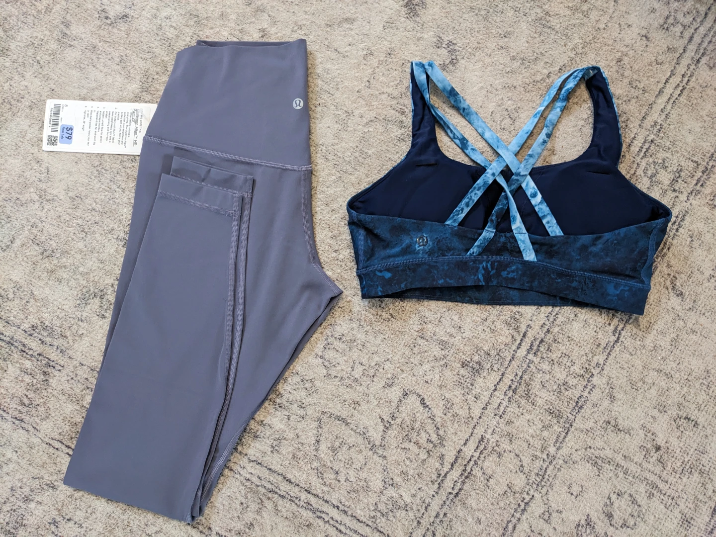 Lululemon BNWT align HR leggings+sports bra - photo 2