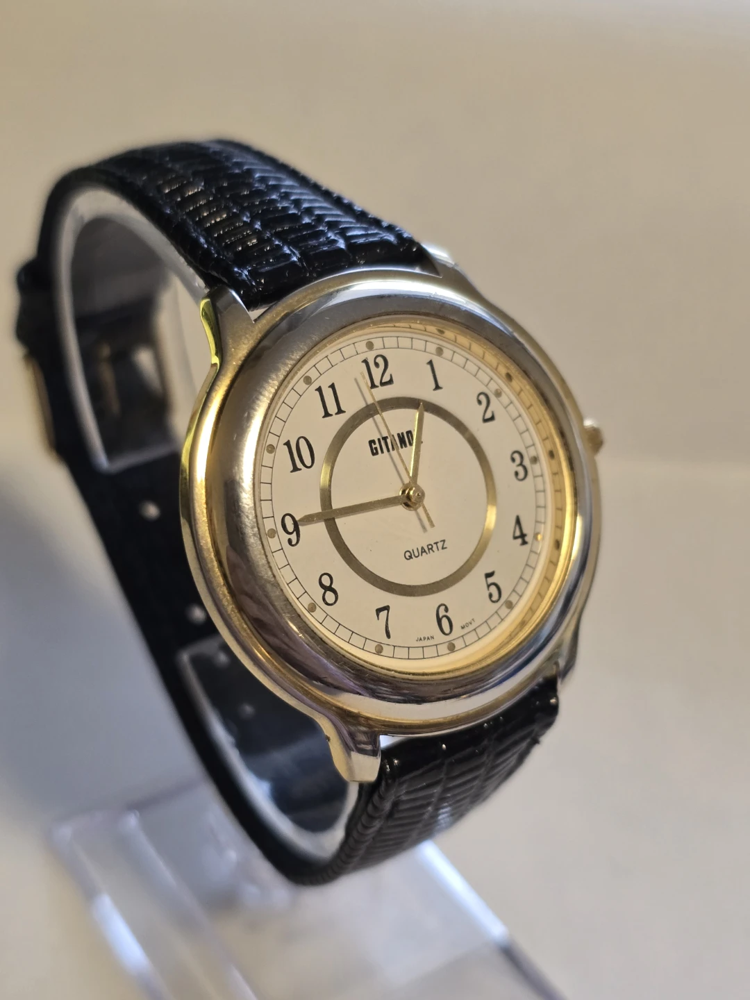 Large Men's Gitano Quartz Watch NEW BATTERY - photo 3