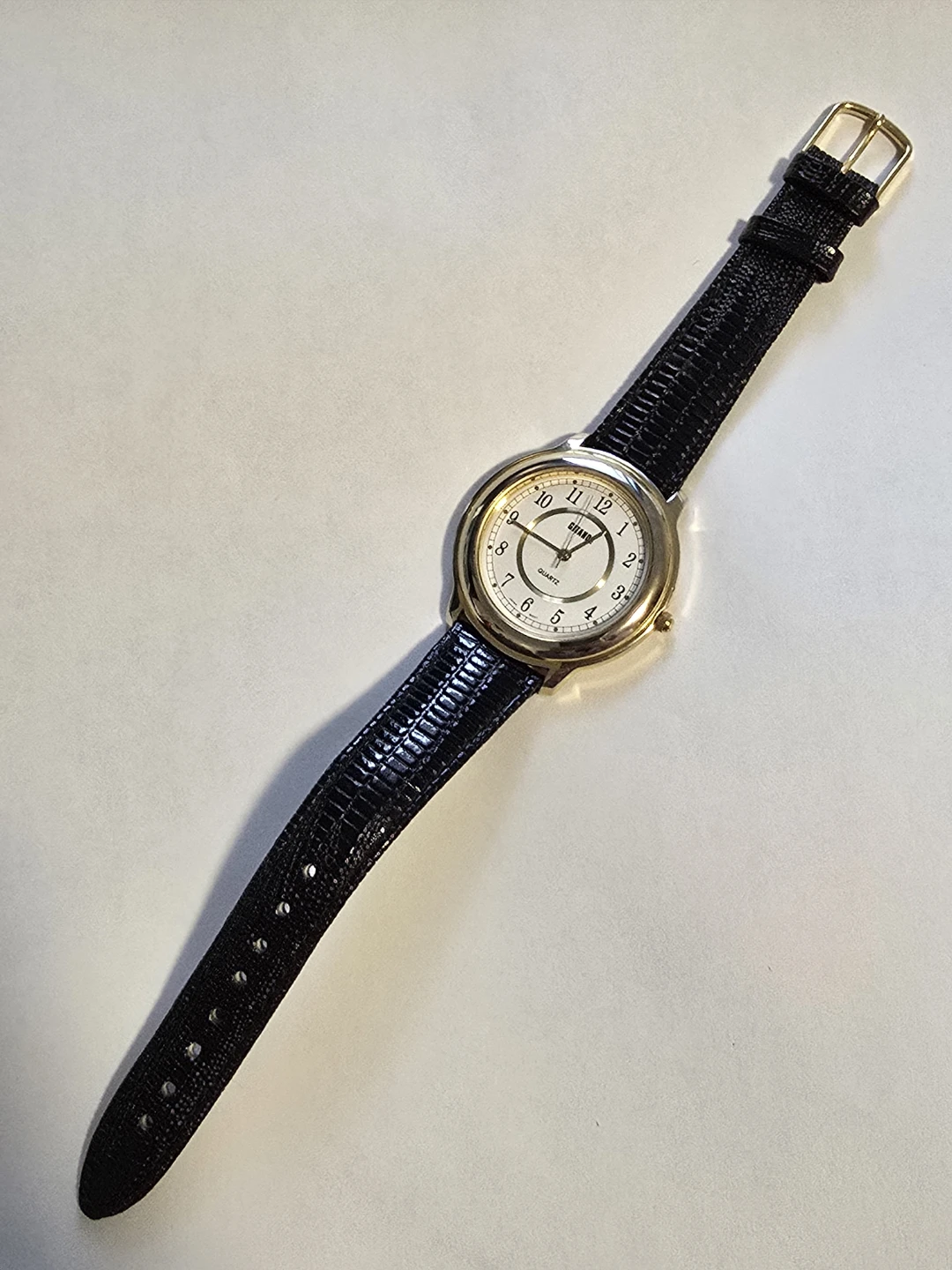 Large Men's Gitano Quartz Watch NEW BATTERY - photo 5