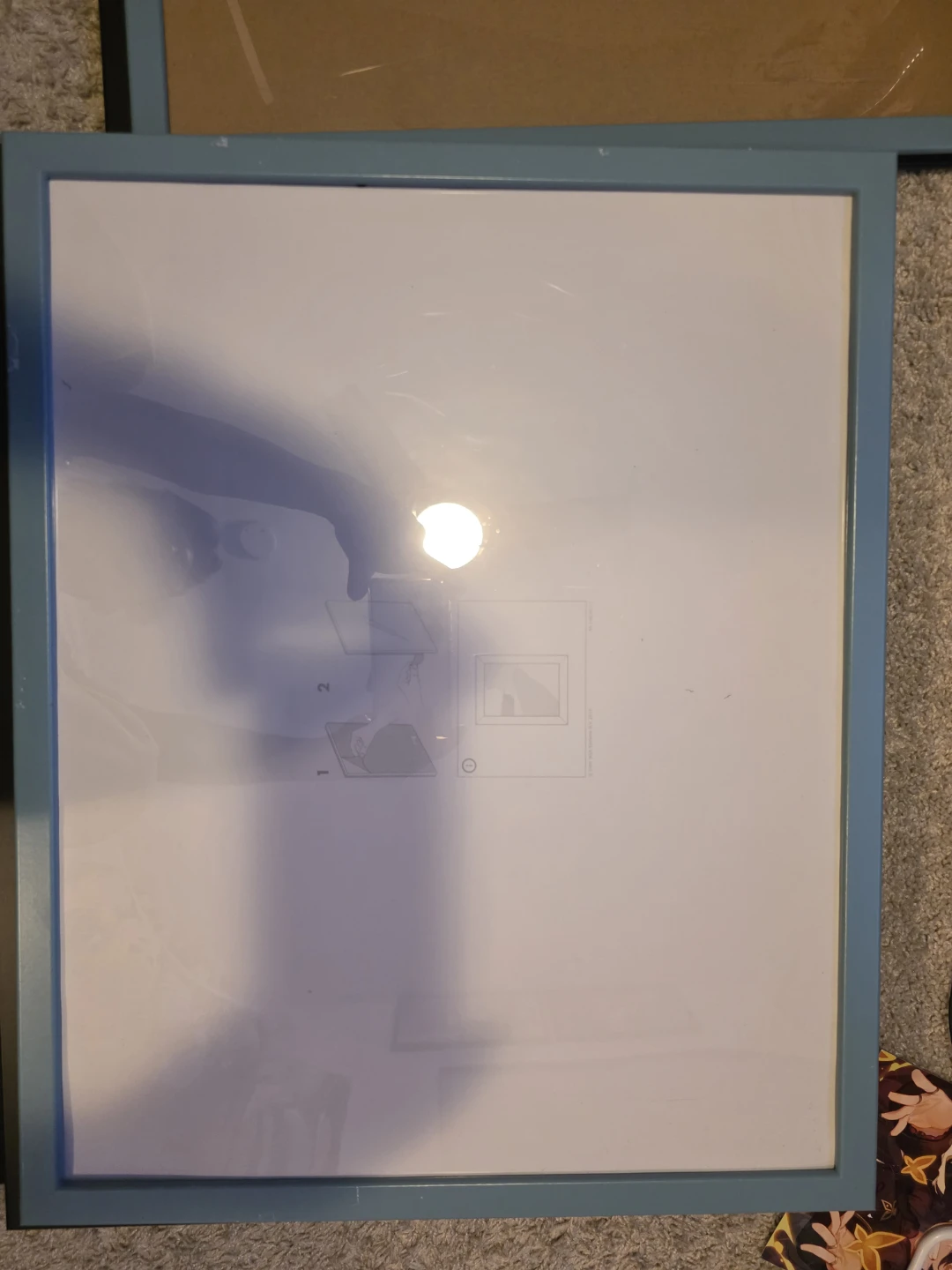 IKEA 16x20cm Black and Blue Picture Frame - photo 2