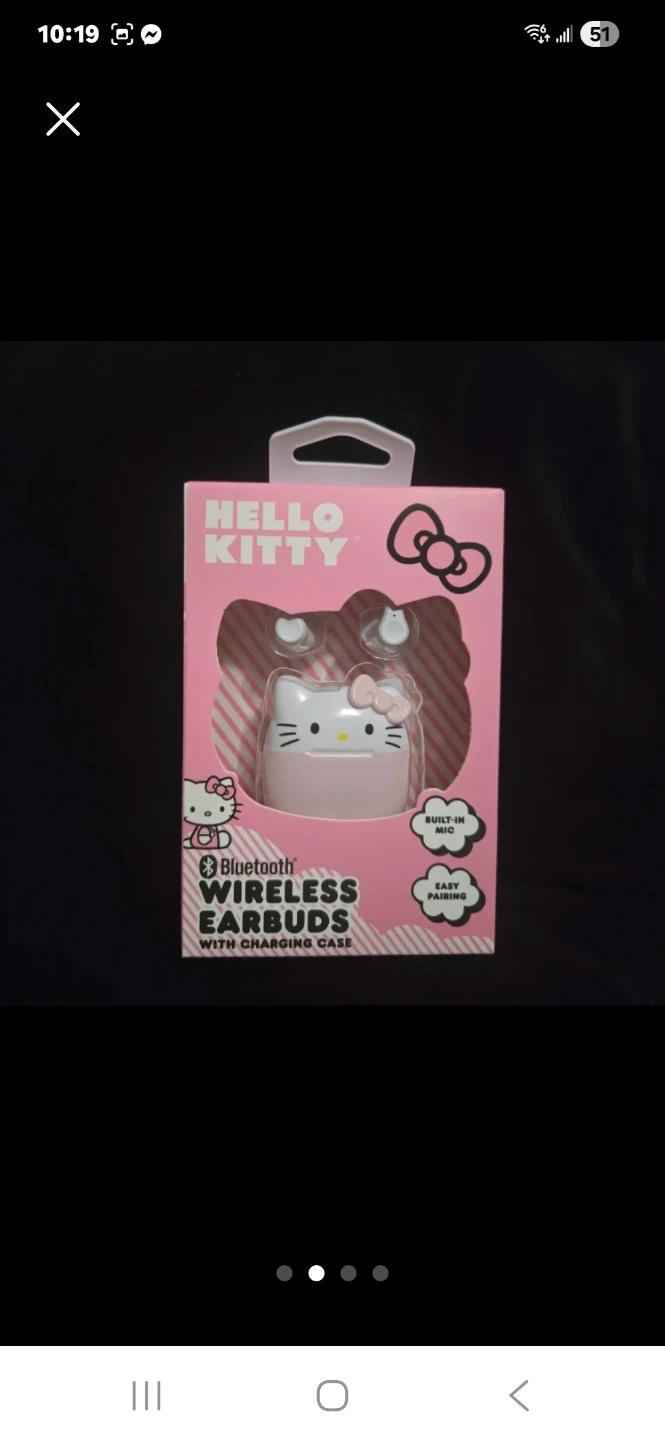 Hello Kitty Bluetooth Wireless Earbuds with Charging Case