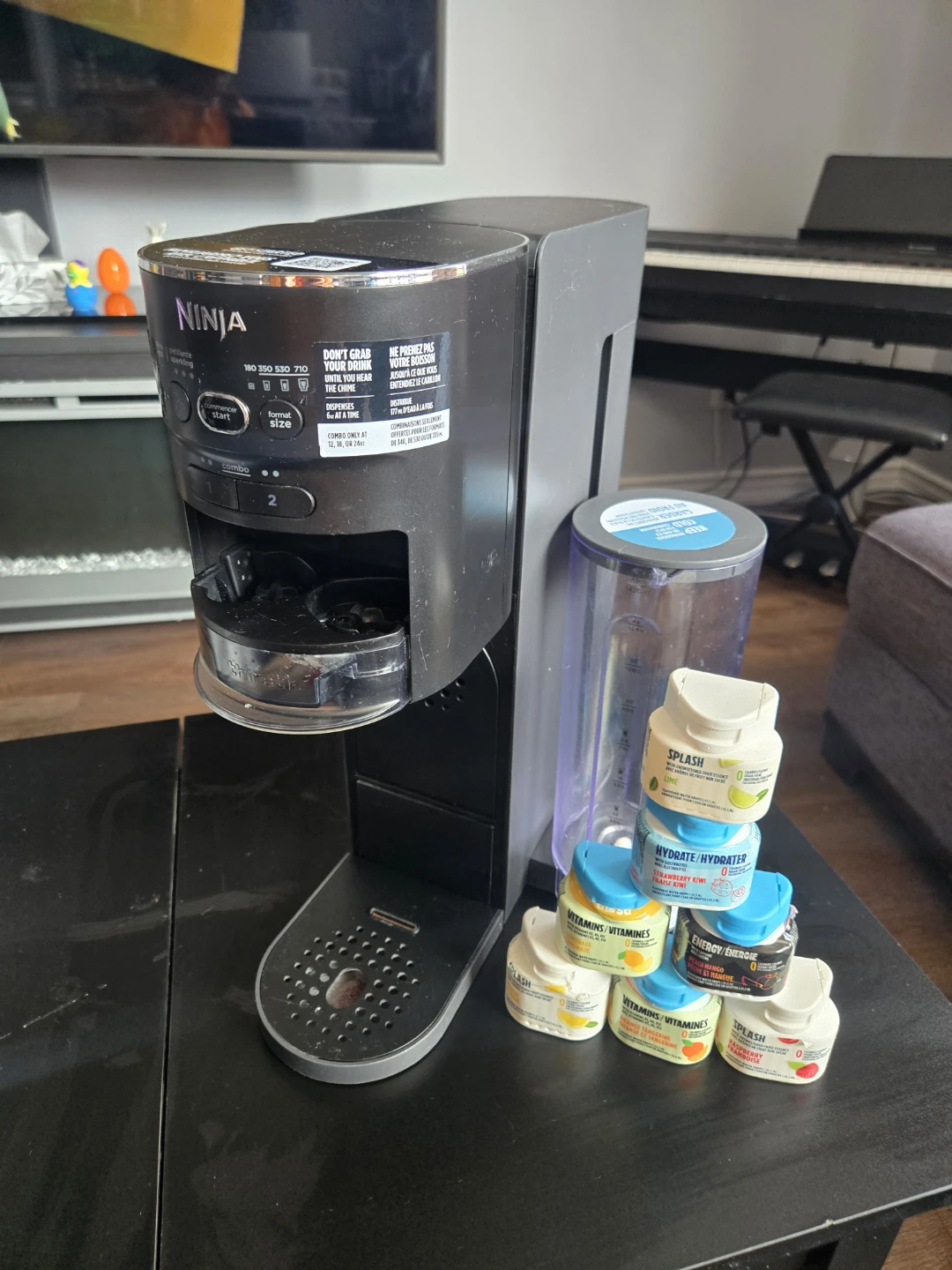 Ninja Thirsti Drink System with Assorted Flavor Drops - photo 4