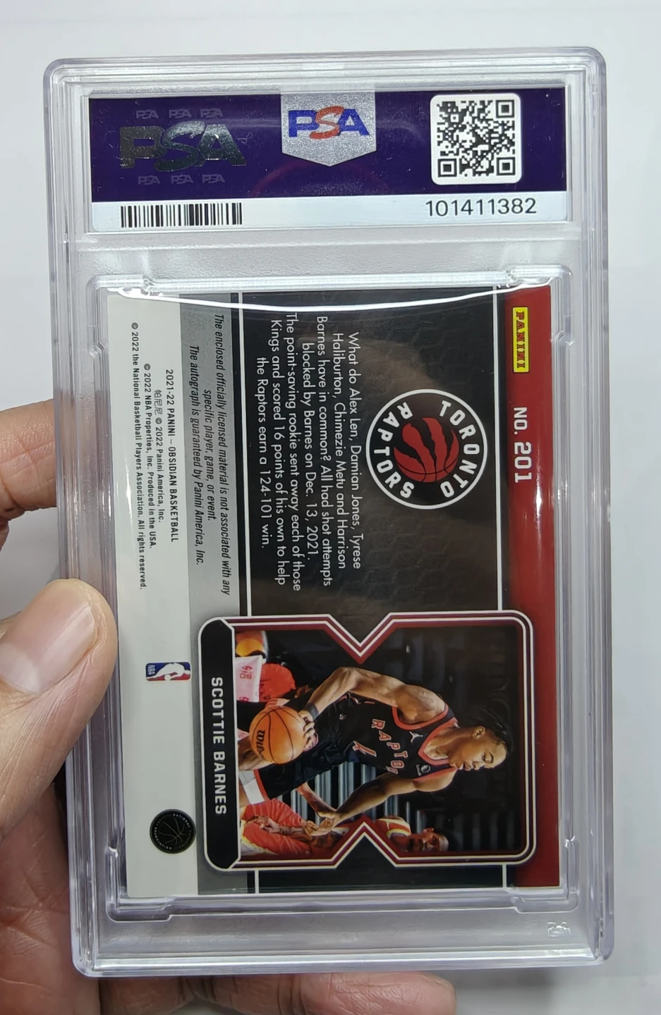 2021 Obsidian Scottie Barnes RPA - photo 2