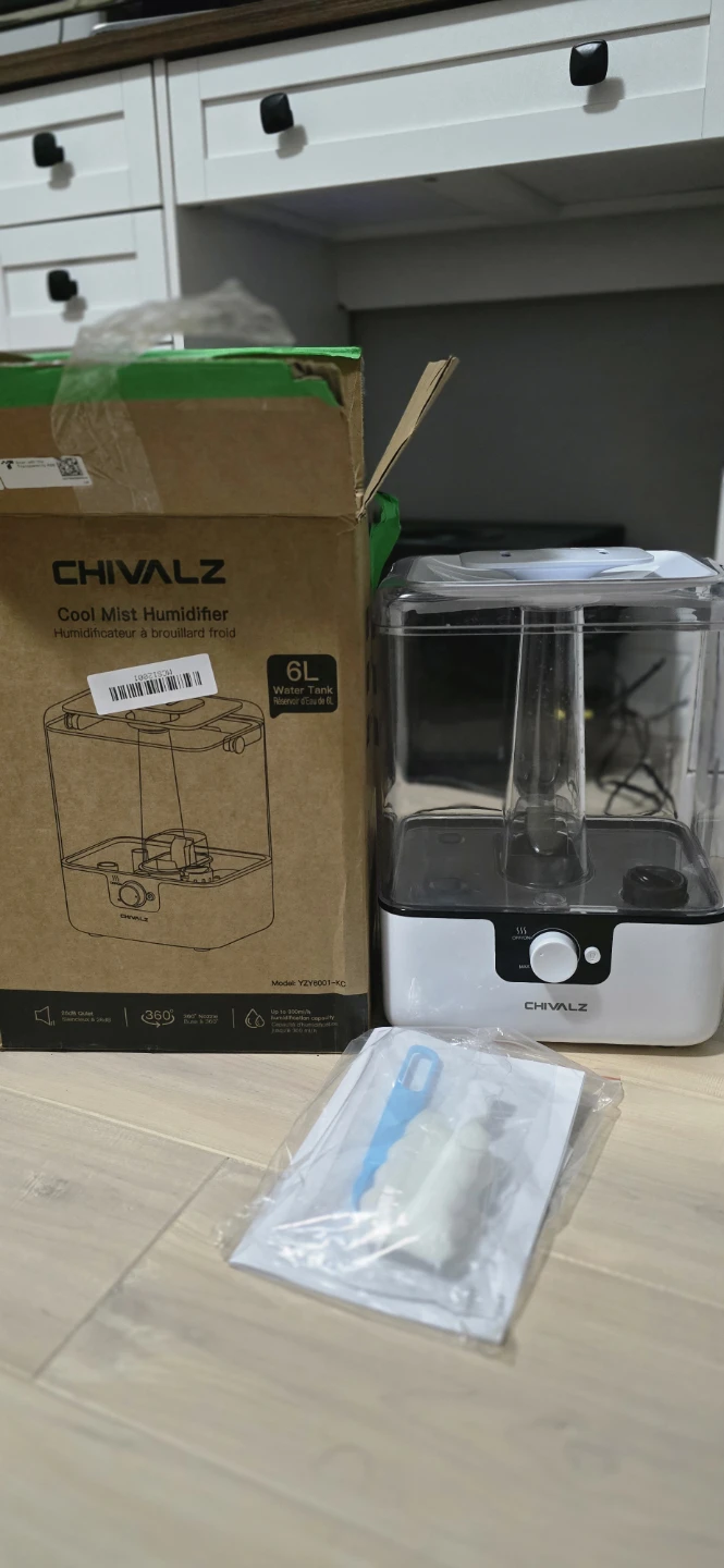 CHIVALZ Cool Mist Humidifier - 6L Water Tank