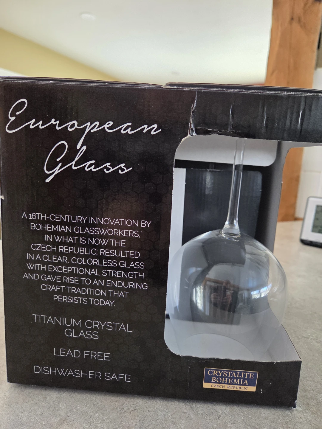 Crystalite Bohemia European Glass Wine Glasses (Set of 4) - photo 4