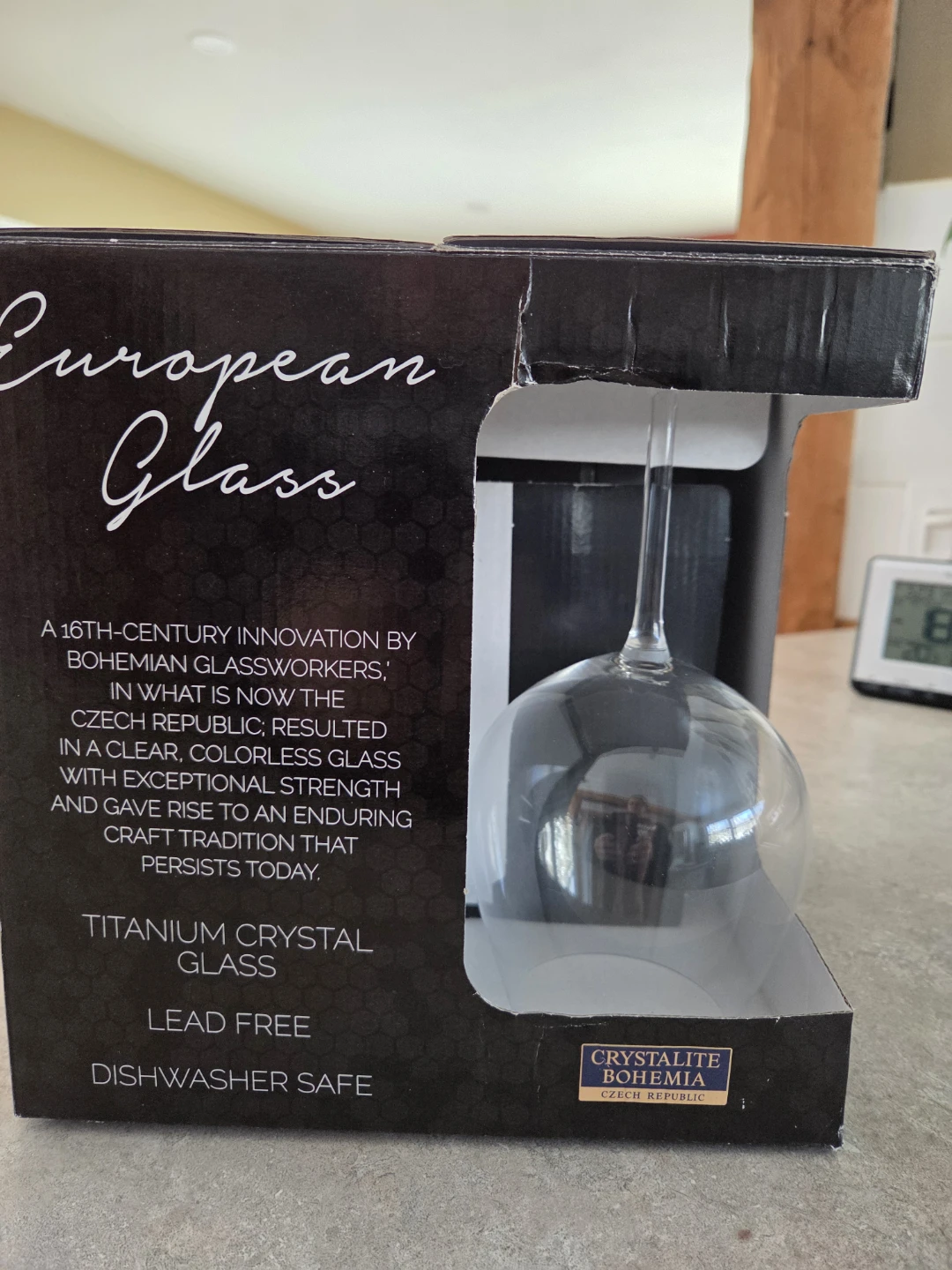 Crystalite Bohemia European Glass Wine Glasses (Set of 4) - photo 5
