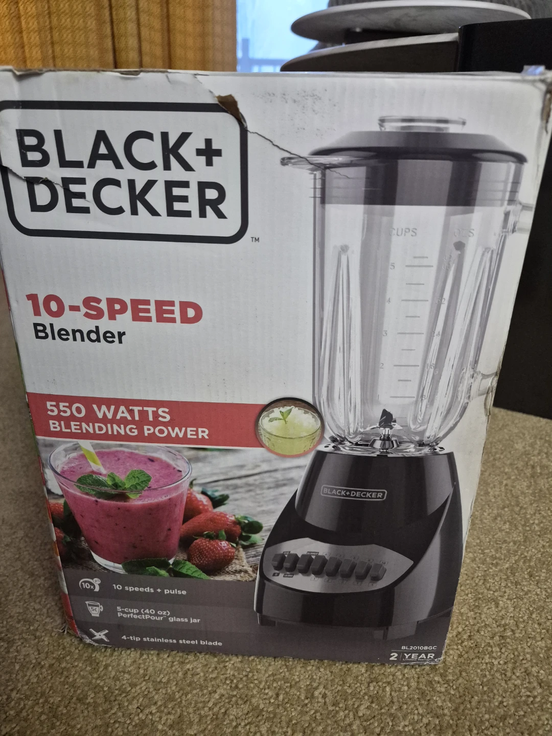 Not working Black+Decker 10-Speed Blender with 5-cup Glass Jar
