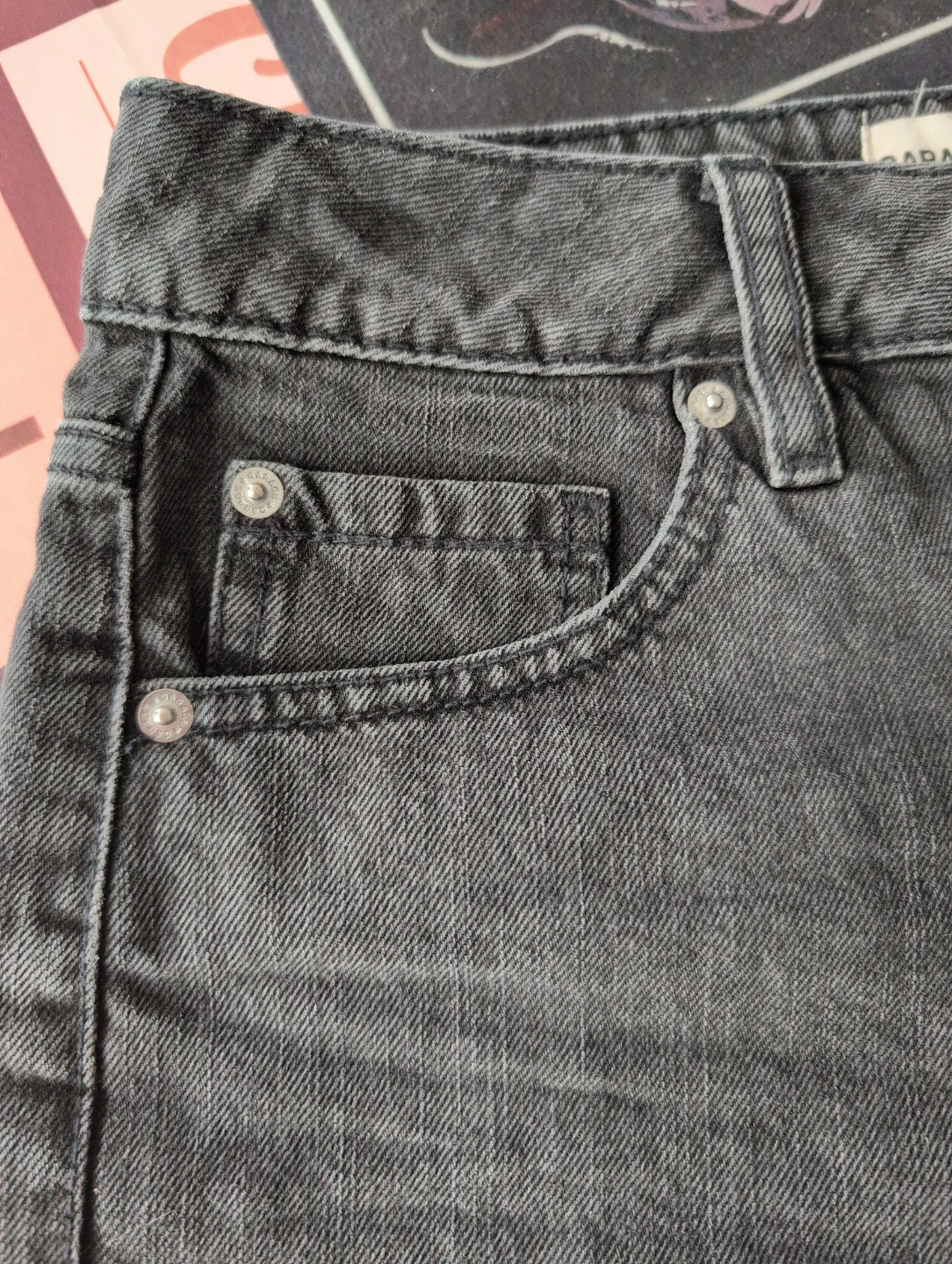 Garage Denim Shorts - Charcoal Grey - photo 2