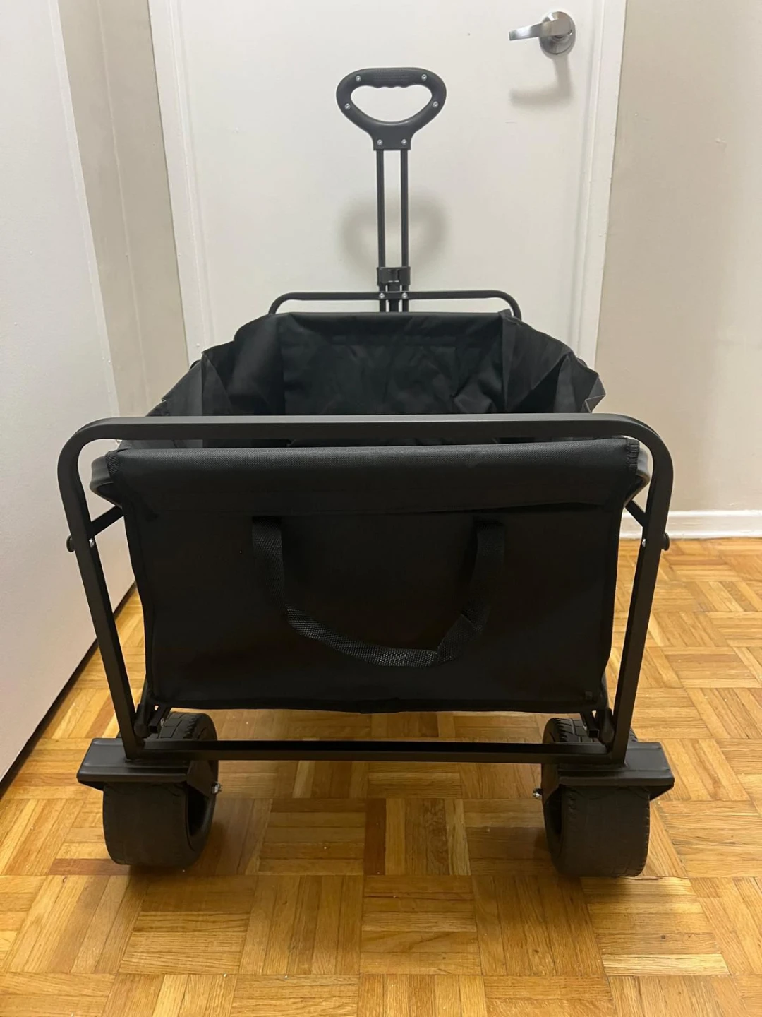 Black Folding Collapsible Wagon