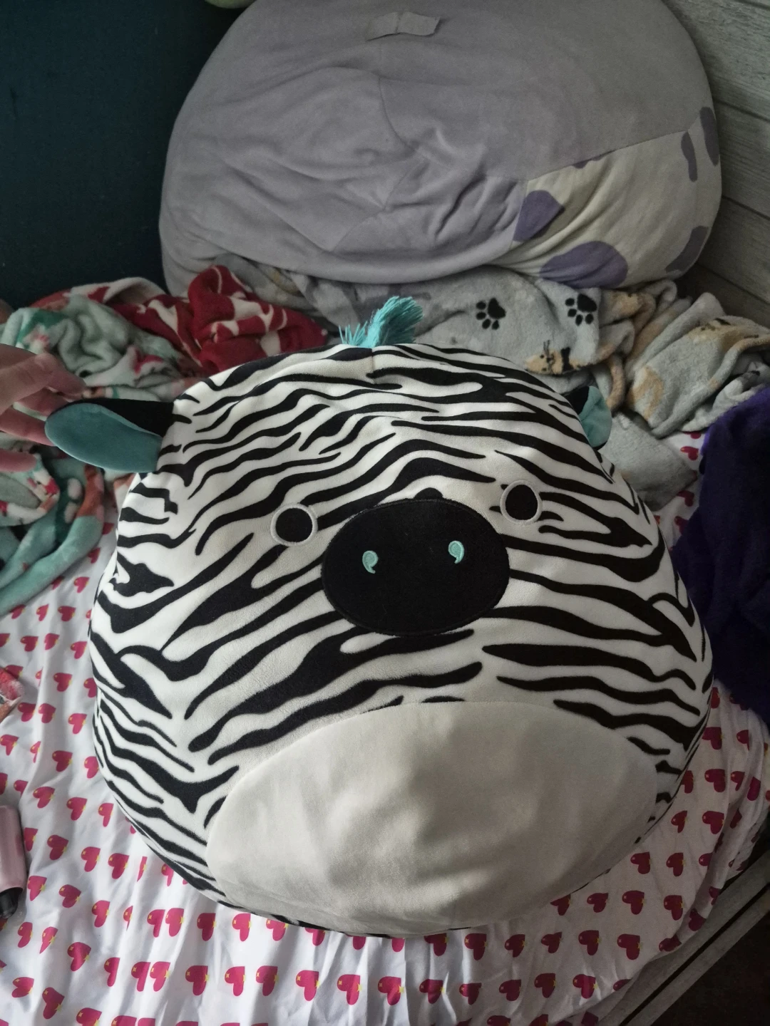 Squishmallow Zebra Plush Toy