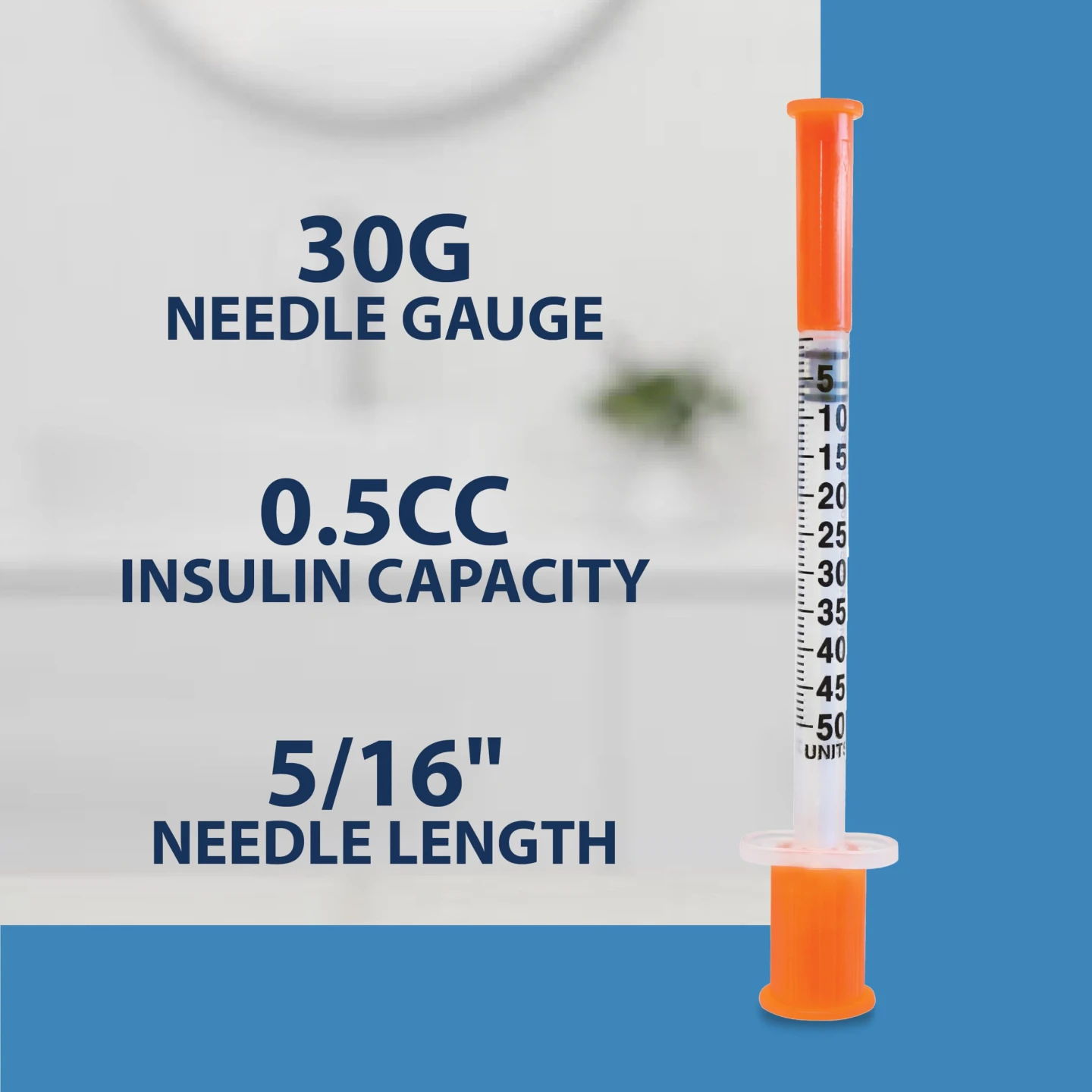 TRUEplus 30G 0.5cc Insulin Syringes (99 count) - photo 2