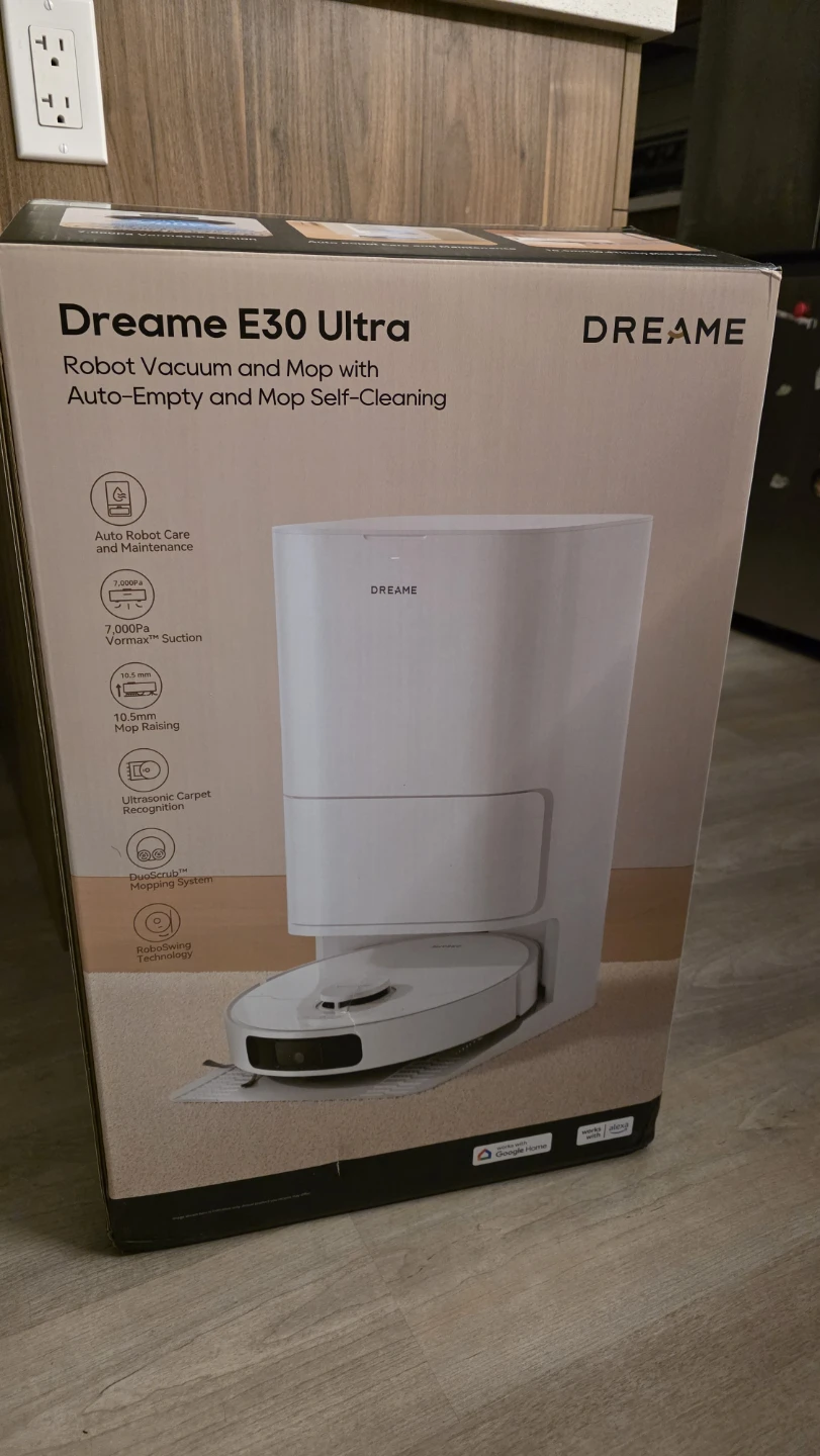 NEW Dreame E30 Ultra Robot Vacuum and Mop with Auto-Empty