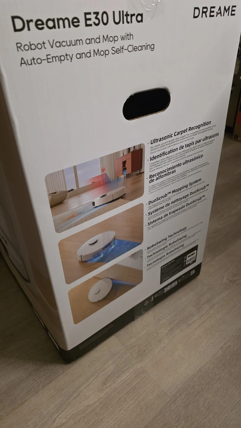 NEW Dreame E30 Ultra Robot Vacuum and Mop with Auto-Empty - photo 3