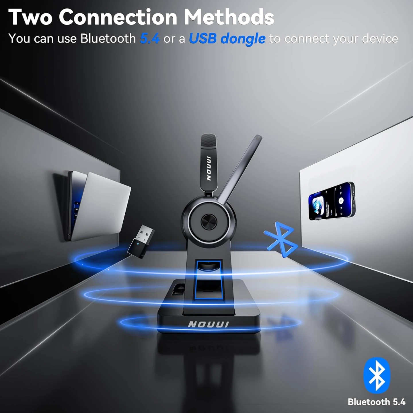 NEW Wireless Headset with Mic - photo 5