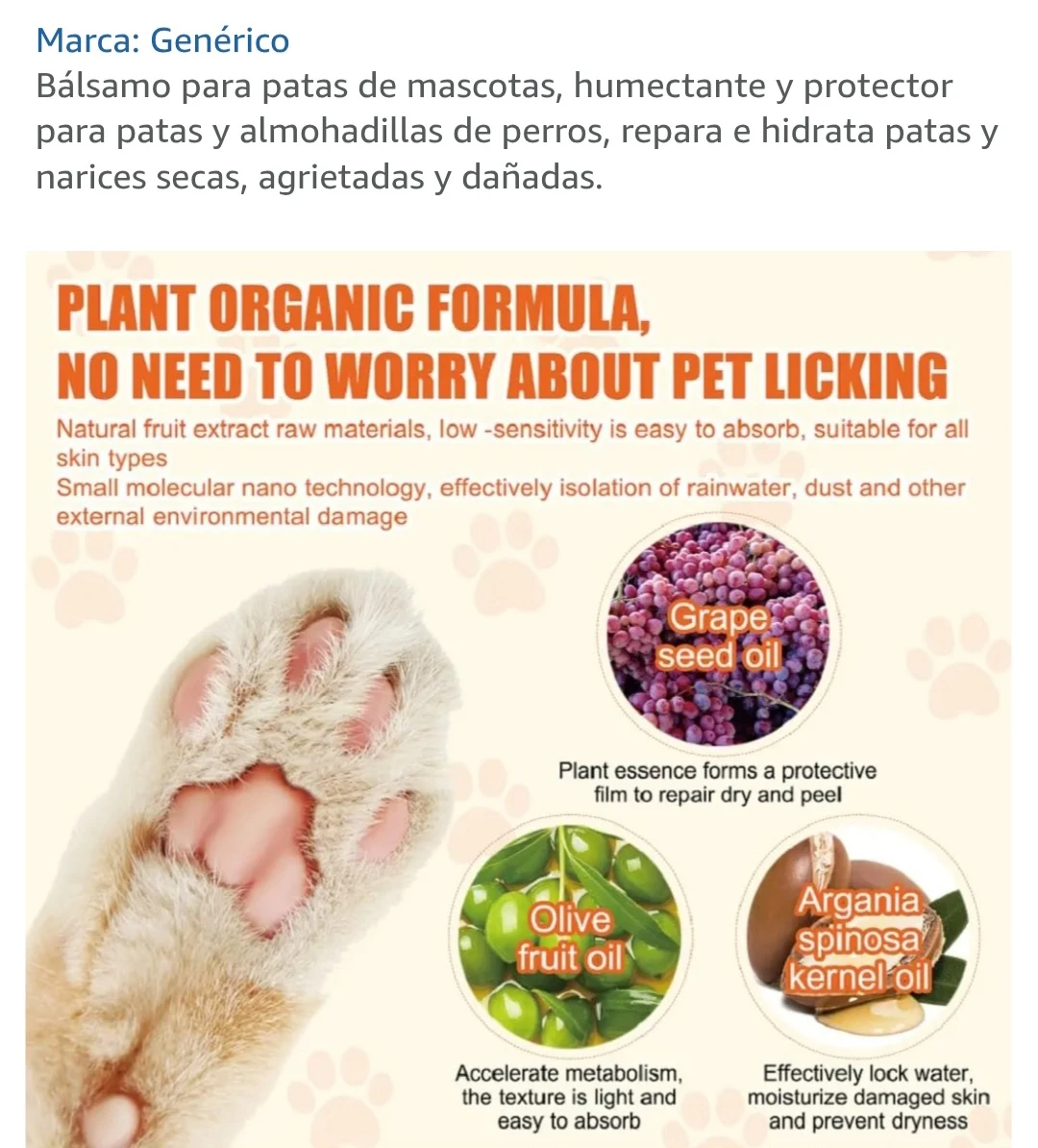 Paw Balm for Pets - Moisturizing and Protective - photo 4