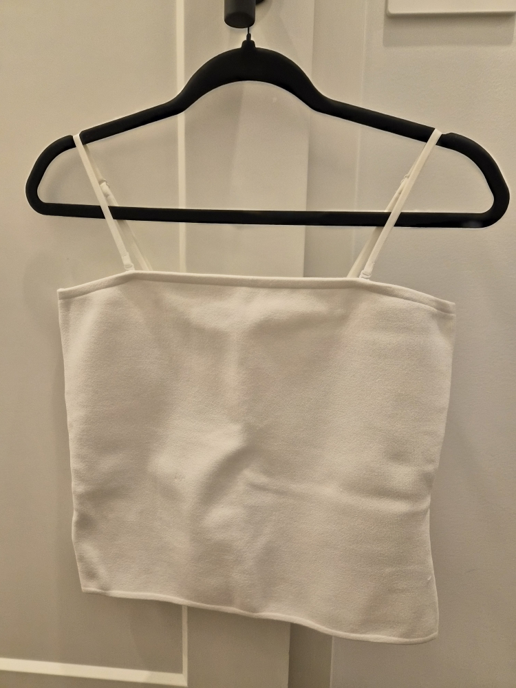 CONTEMPORAINE White Knit Tank Top