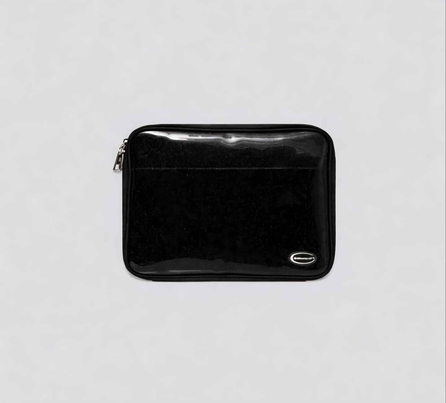 ALMOSTBLUE Black Glitter Pouch