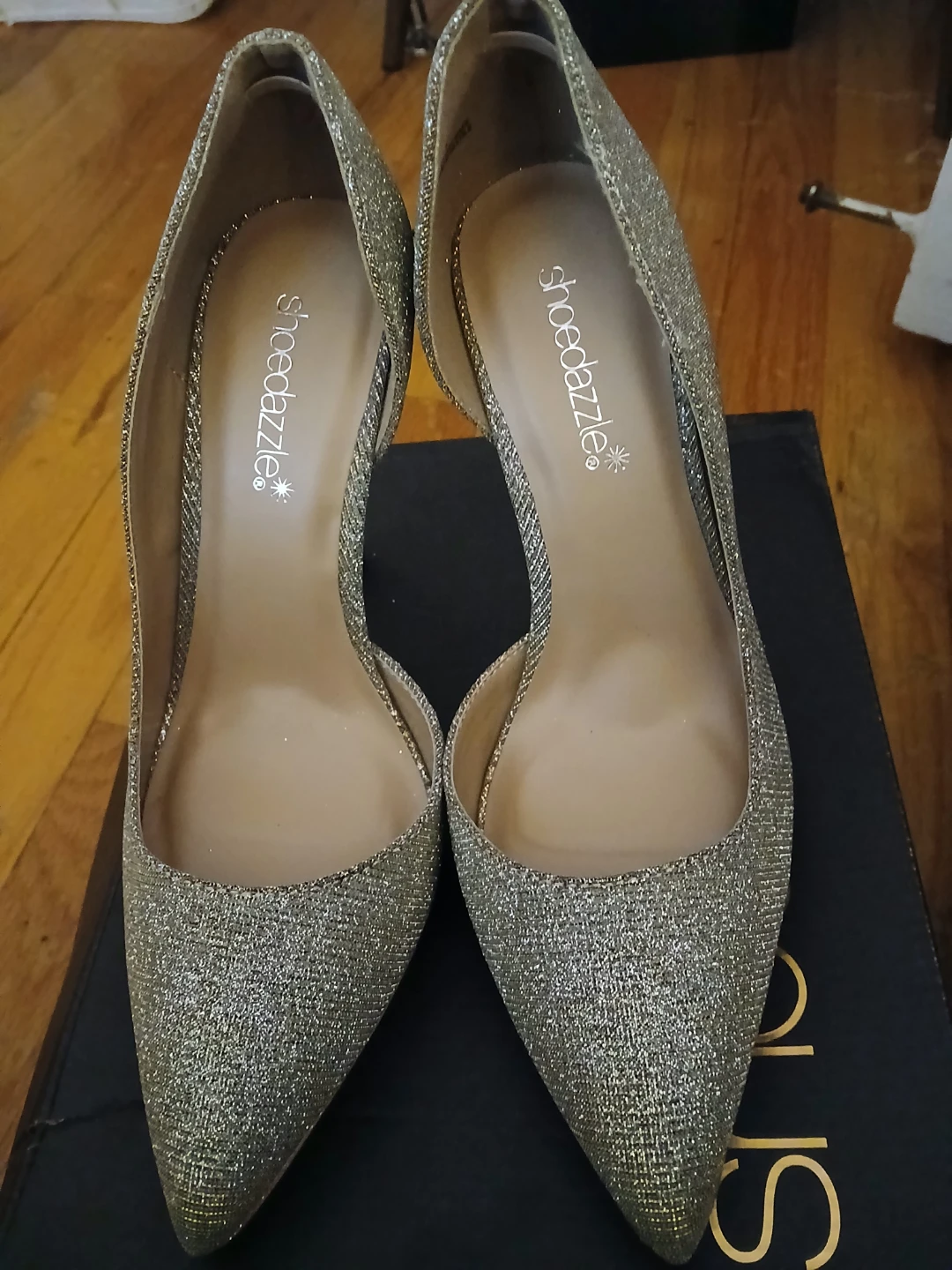 Shoedazzle Glitter Heels