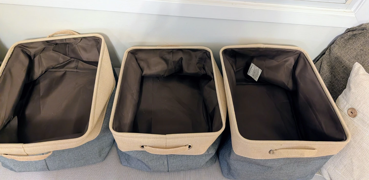 Foldable Storage Basket Set (3) - photo 2