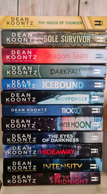 Dean Koontz Paperback Thriller Novels Collection