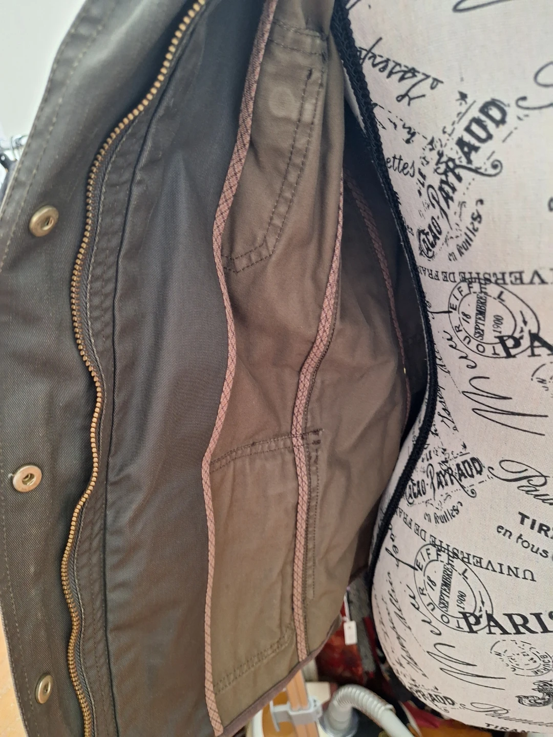 J Crew Waxed Cotton Jacket - Olive Green - photo 4