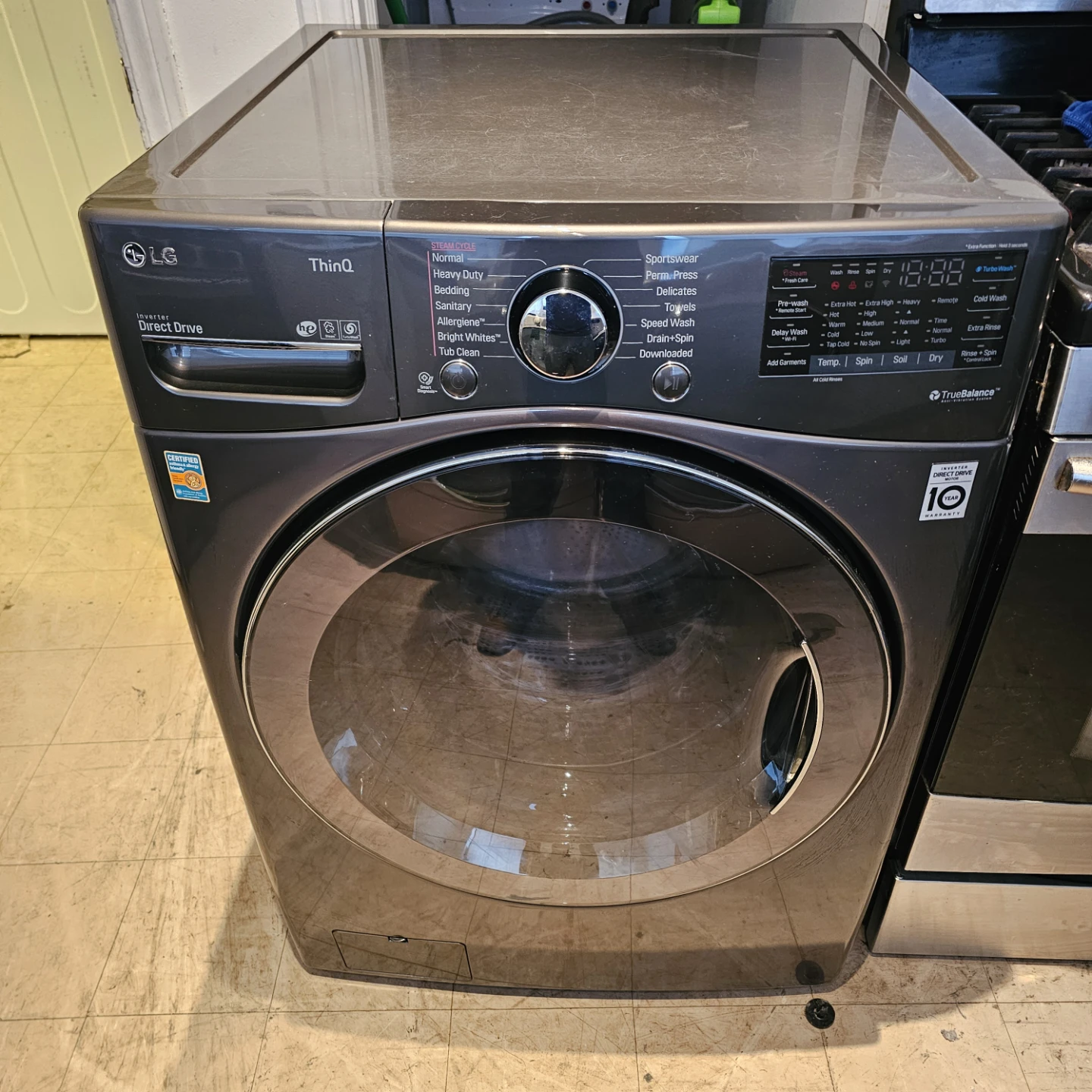 LG ThinQ Front Load Washer - photo 2