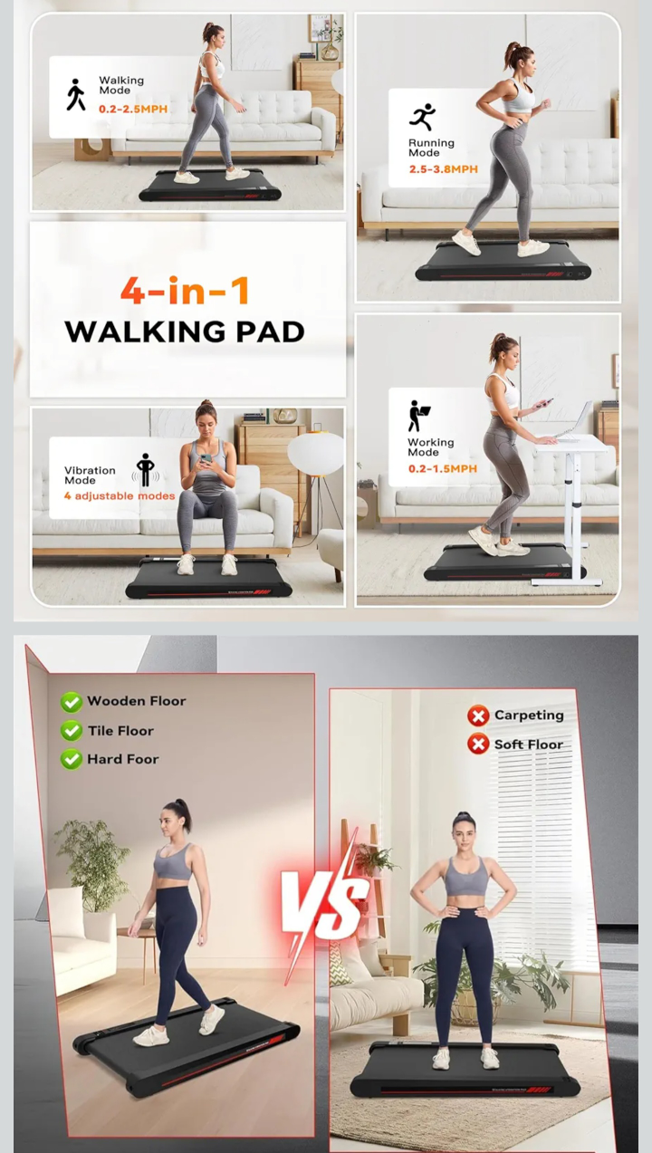 Sperax 4-in-1 Walking Pad with Vibration - photo 3