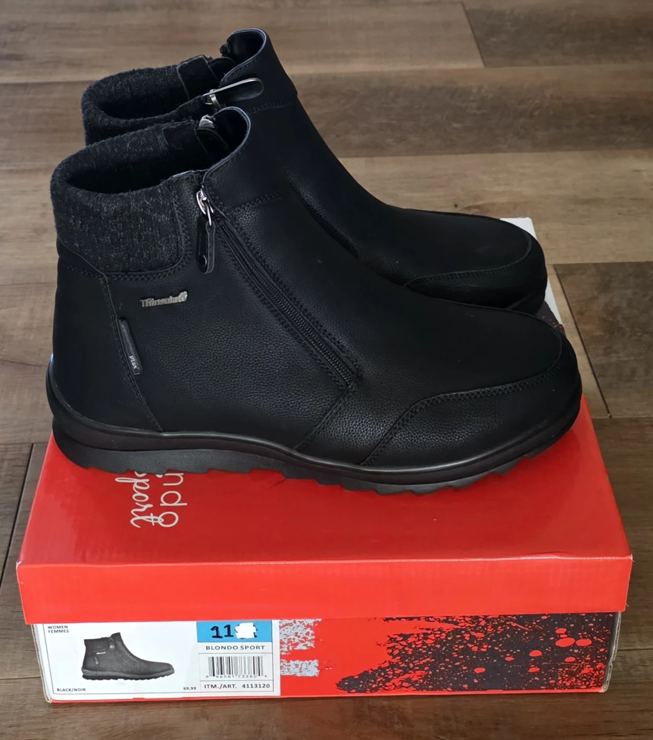 Blondo Sport Women's Black Ankle Boots Size 11 - photo 2