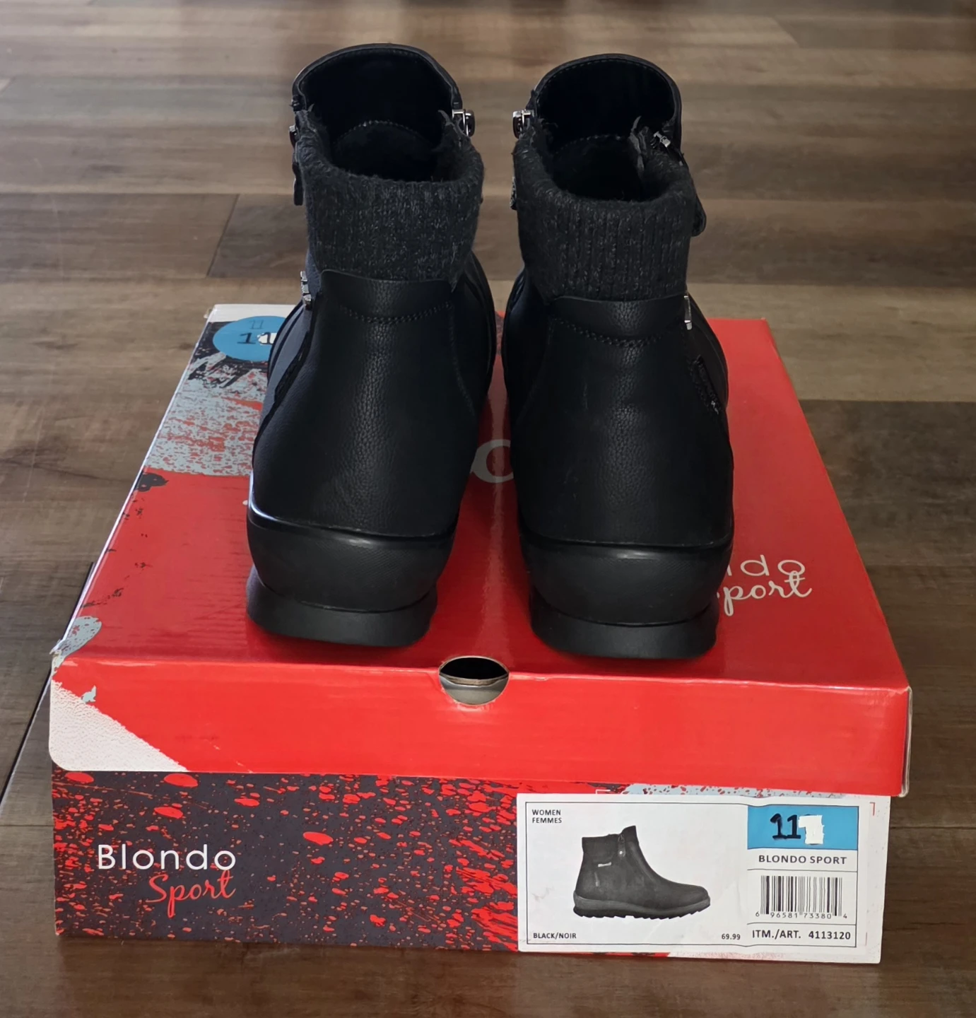 Blondo Sport Women's Black Ankle Boots Size 11 - photo 4