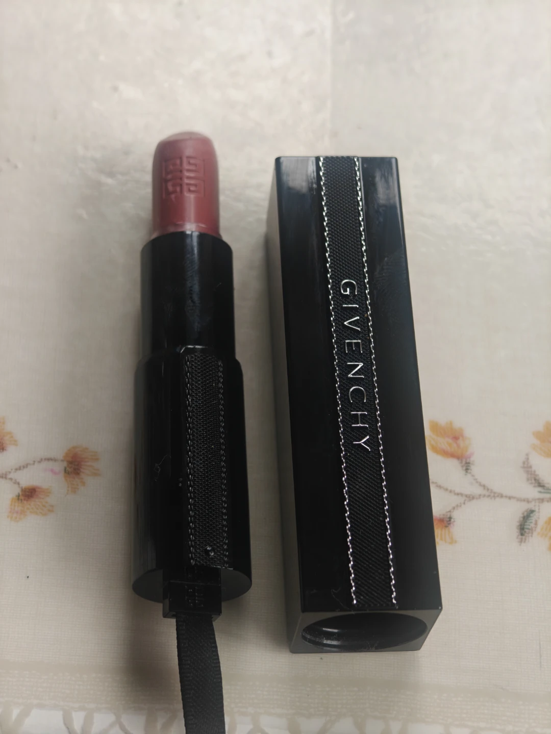 Givenchy Rouge Interdit Lipstick - Nude in the Dark 5