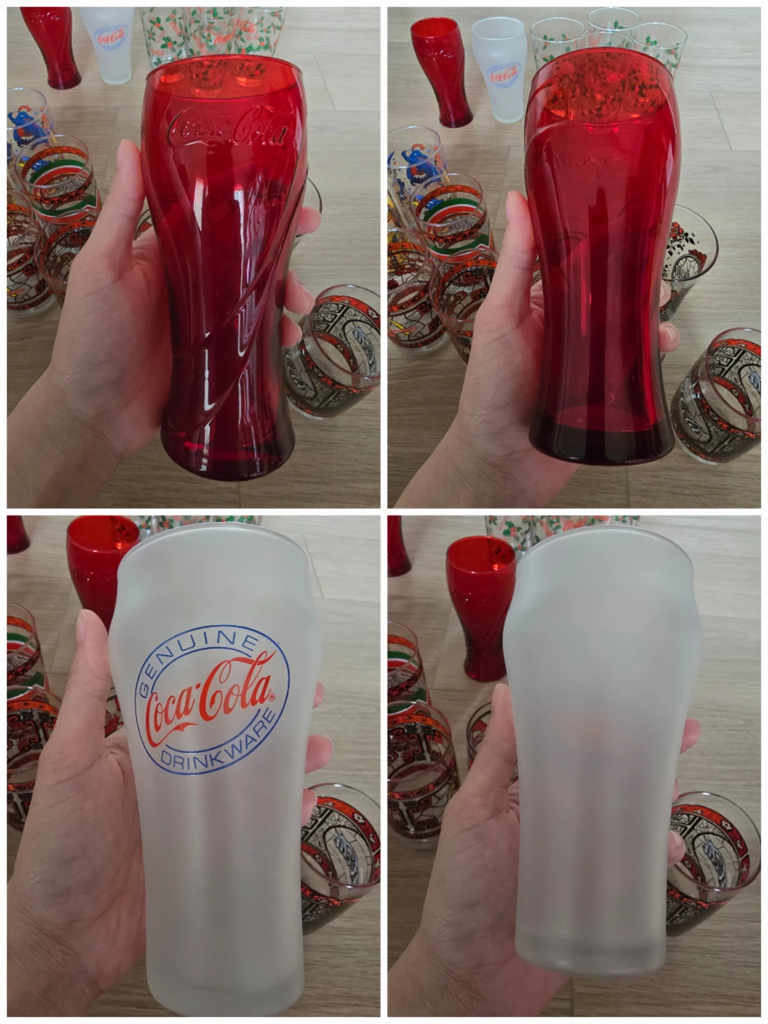 Lot of 16 Coca Cola Glass Cups - photo 4