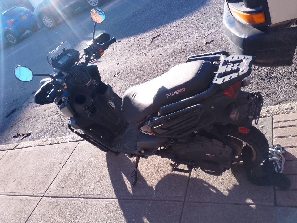 Black 150cc Scooter Tank