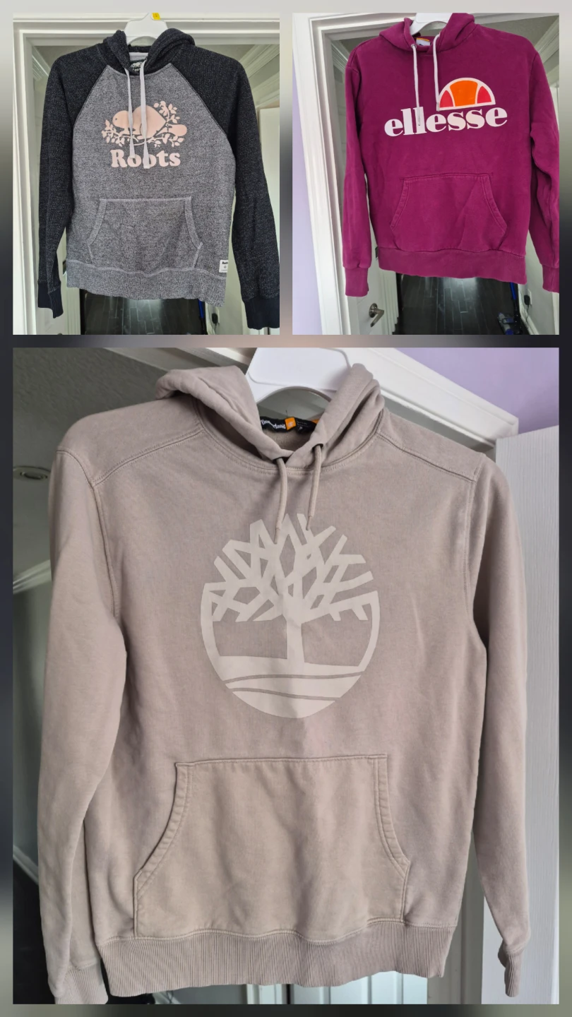 Roots, Ellesse, and Timberland Ladies Hoodies