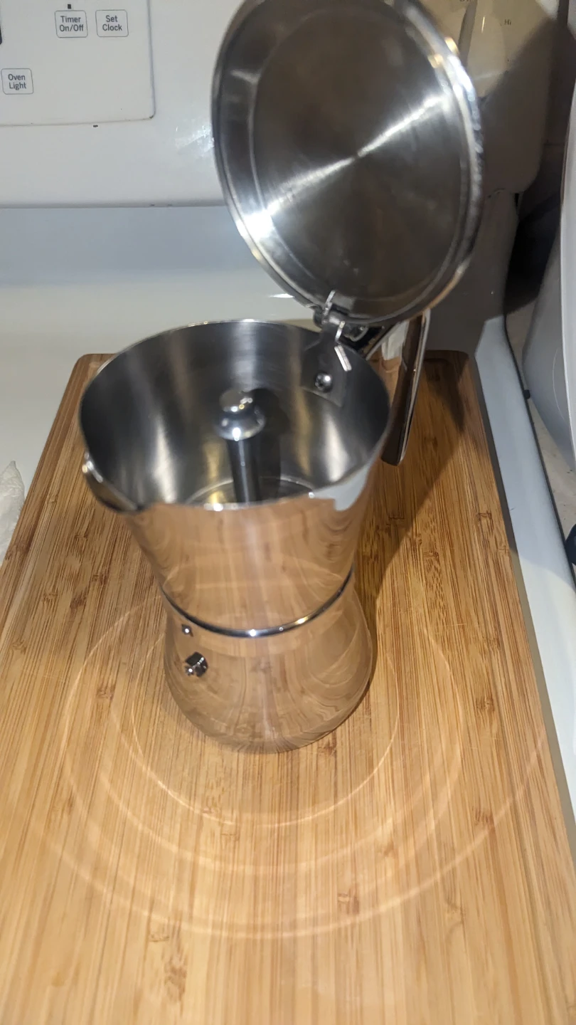 Giannina 6 Cup Restyled Version Stainless Steel Stove Top - photo 2
