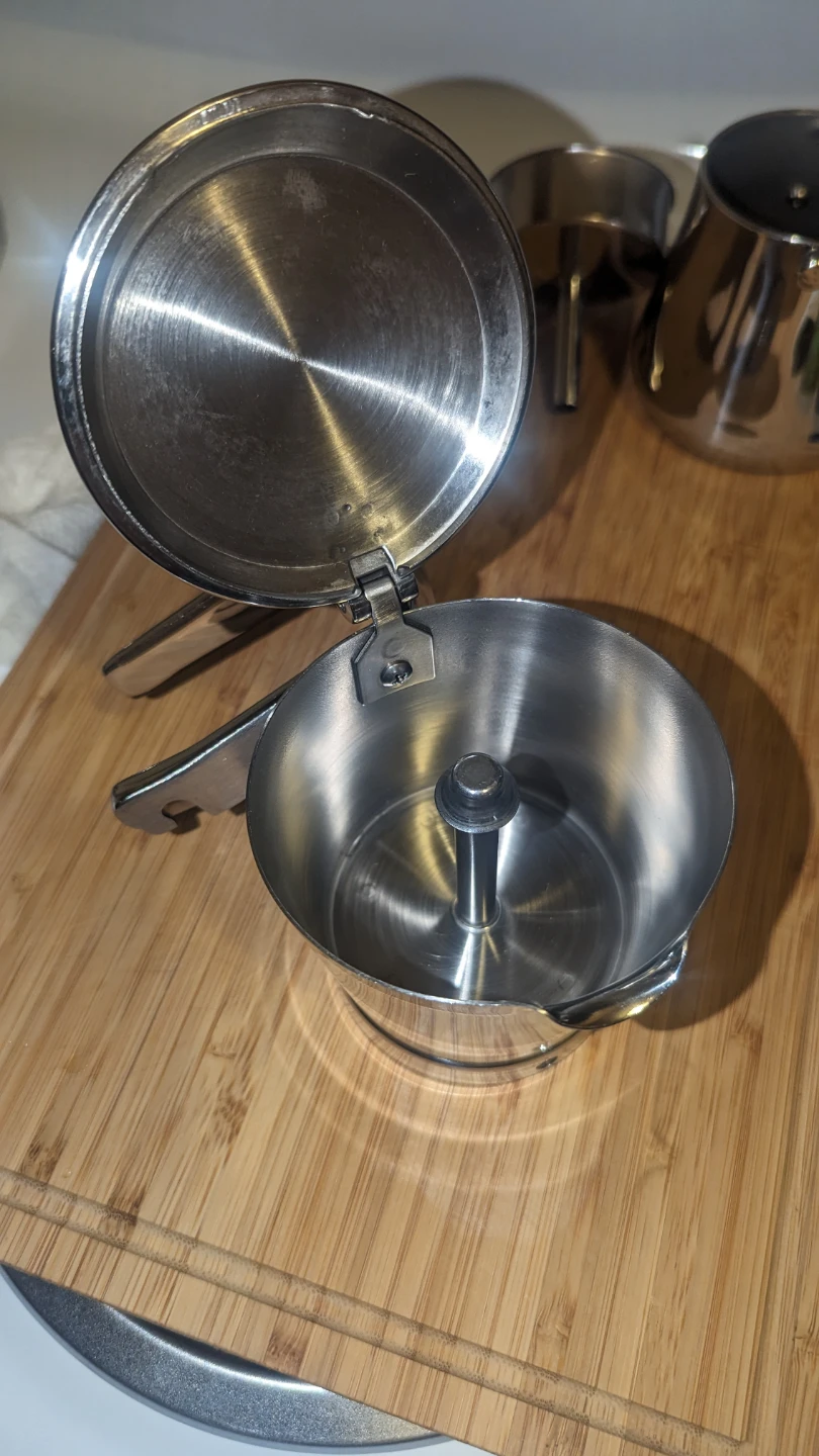 Giannina 6 Cup Restyled Version Stainless Steel Stove Top - photo 3