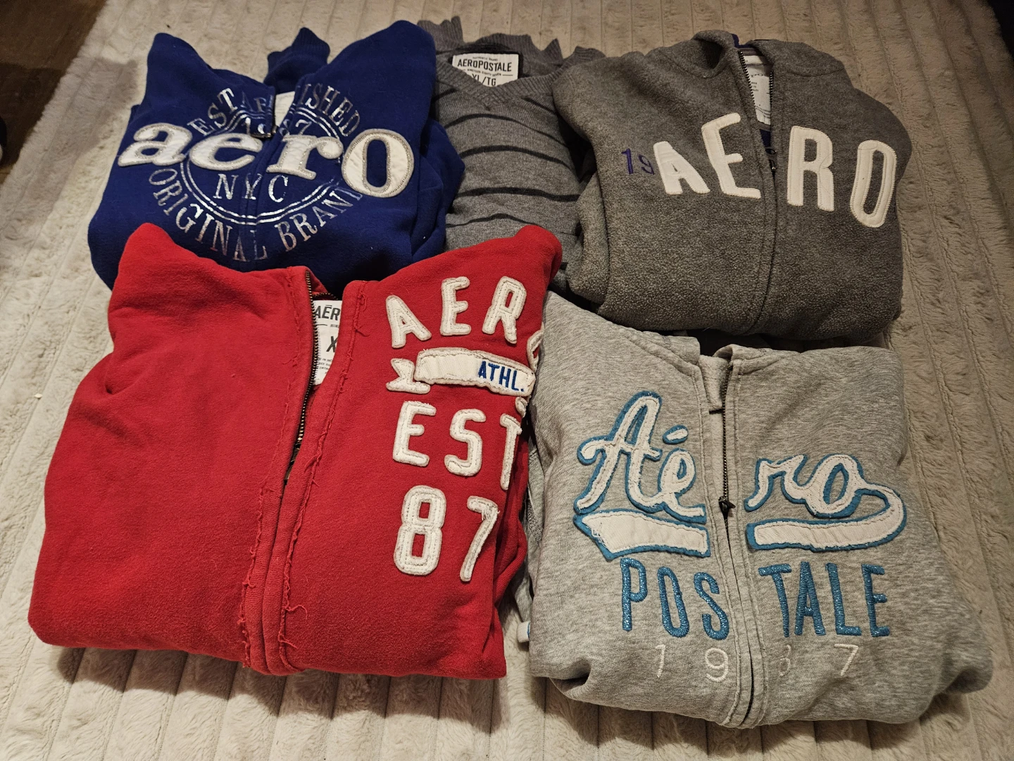 Aeropostale Zip-Up Hoodies - Various Sizes - photo 2